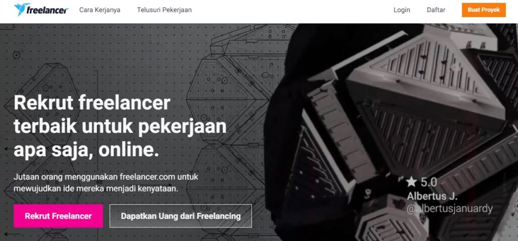 freelancer: website freelance Indonesia