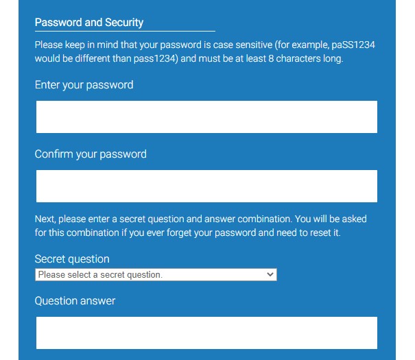 password and security