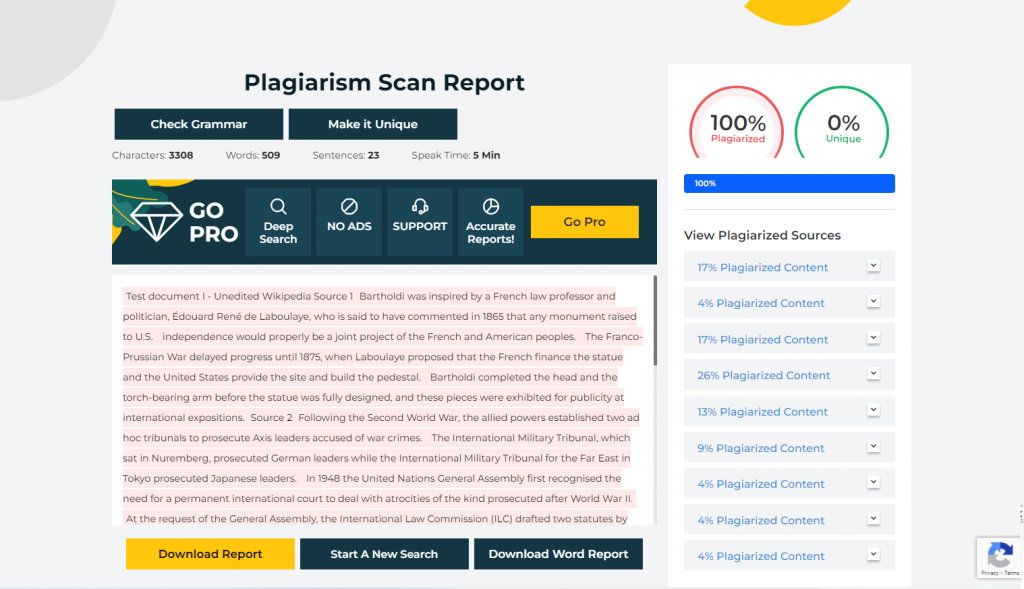 Plagiarism Detector